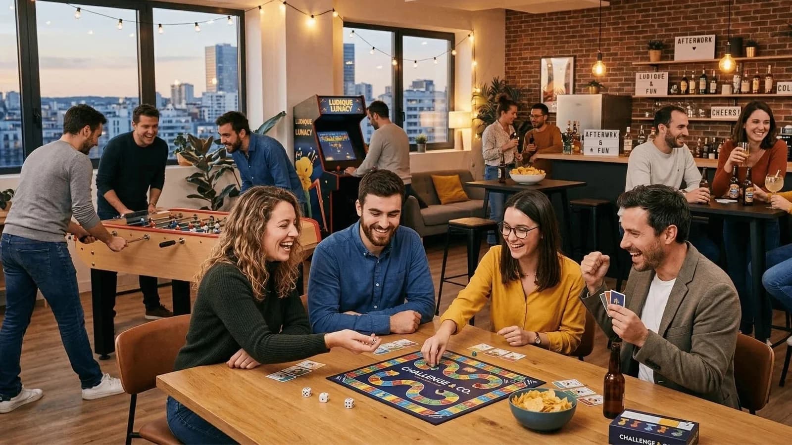 Afterwork entreprise : 27 idées d'animation et leurs prix